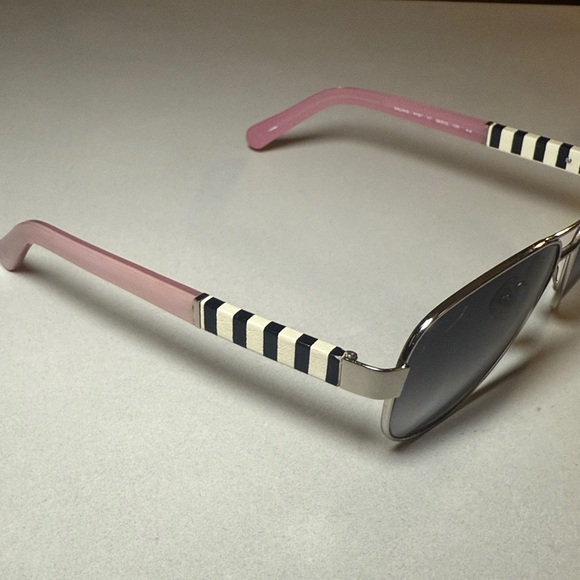 Kate Spade Silver Frame Sunglasses with Pink Arms main image 5